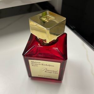 EMPTY Baccarat Rouge 540 bottle 2.4fl. Oz